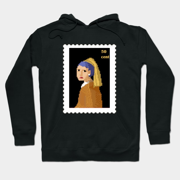 girl with the pearl earing Hoodie by aphro